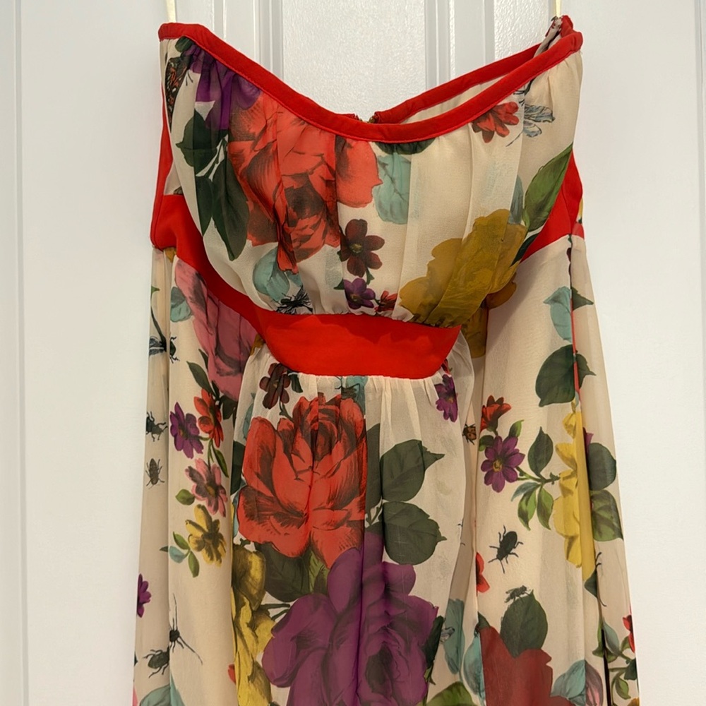 Ted baker floral maxi dress
